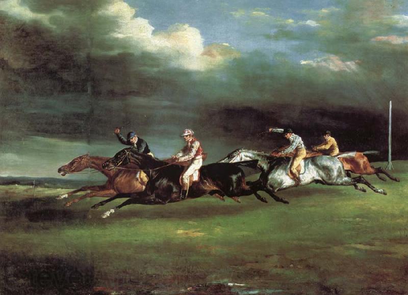 Theodore Gericault The Derby at epson